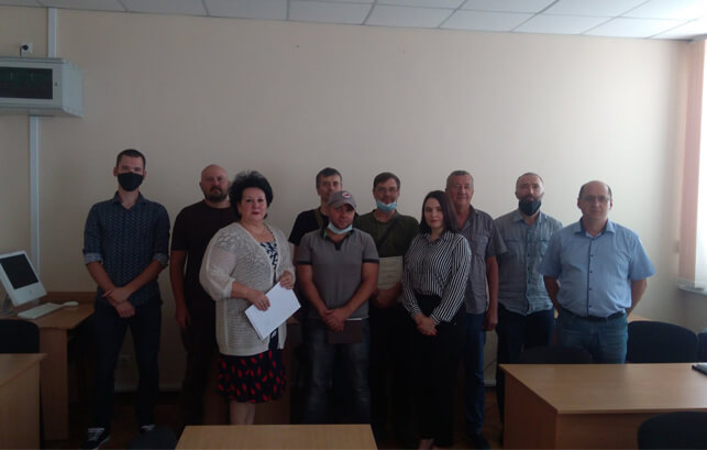 The first graduation of the group under the program of training of operators of unmanned aerial systems (drones) took place