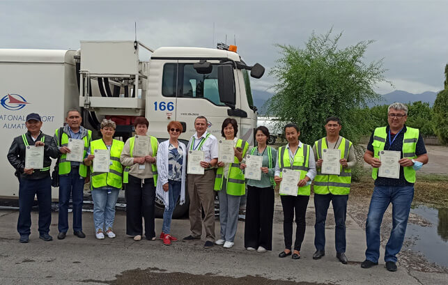 Advanced training of aviation specialists in Kazakhstan