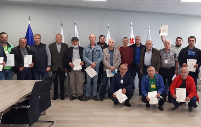 Advanced training of aviation specialists in Georgia