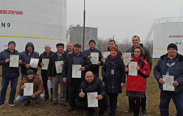 Advanced training courses for aviation fuel specialists