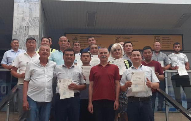 Courses for aviators of Kyrgyzstan and Tajikistan