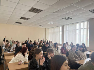 Відбулась зустріч та лекція за темою «Міжнародна адвокація», яку представила Олександра Романцова, правозахисниця, виконавча директорка Центру громадянських свобод