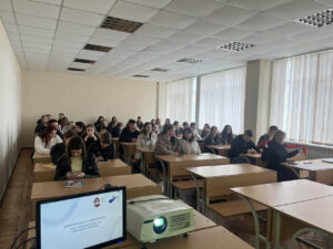 Відбулась зустріч та лекція за темою «Міжнародна адвокація», яку представила Олександра Романцова, правозахисниця, виконавча директорка Центру громадянських свобод