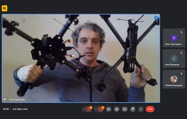 An online meeting was held, dedicated to the issues of manufacturing and using FPV drones