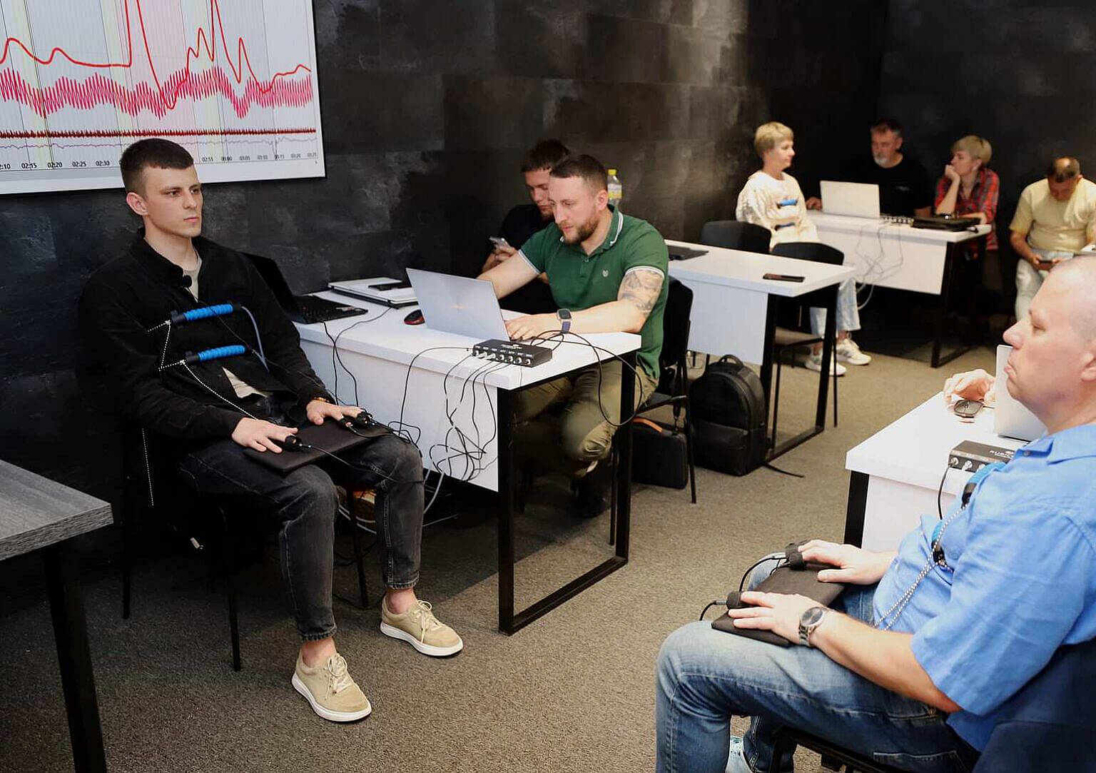 Під час навчання слухачі постійно тестують один одного
